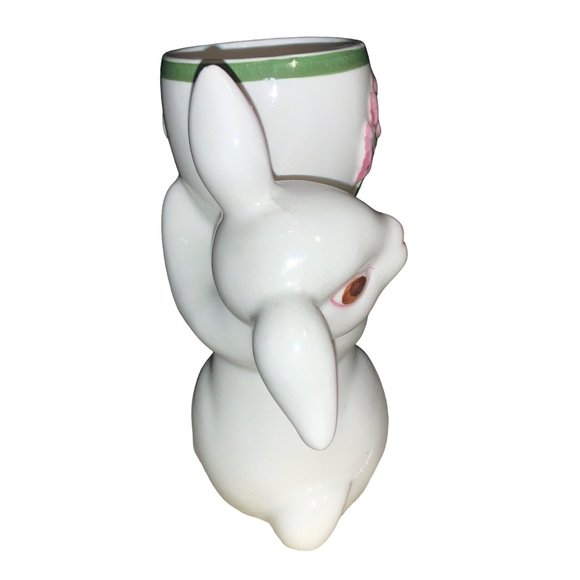Avon Sunny Bunny Egg Candle Holder Rabbit Figurine  1981 - Picture 7 of 11